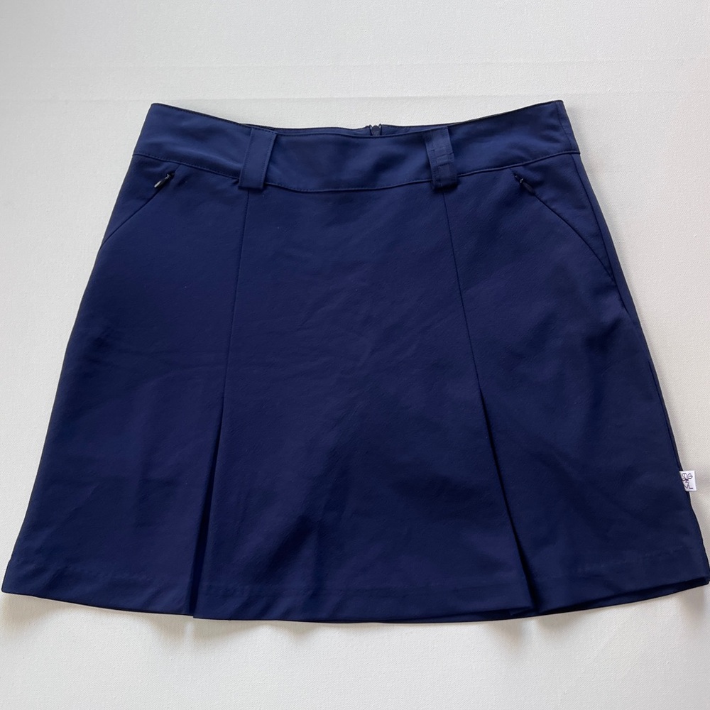 Maggie Lane Golf Skirt Navy Blue pleated 6